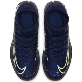 Nike Mercurial Superfly 7 Club Mds Tf Jr BQ5416-401 futballcipő sötétkék kék és sötétkék 1