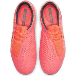 Nike Phantom Venom Elite Fg Jr AO0401 810 futballcipő sokszínű narancs és vörös 1