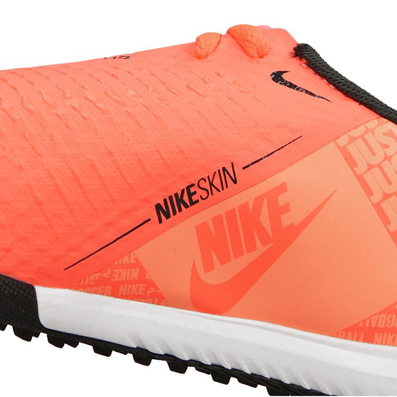 Nike Phantom Vnm Academy Tf Jr AO0377-810 futballcipő narancssárga narancs és vörös 1