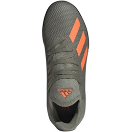 Adidas X 19.3 Tf Jr EF8375 futballcipő zöld zöld 1