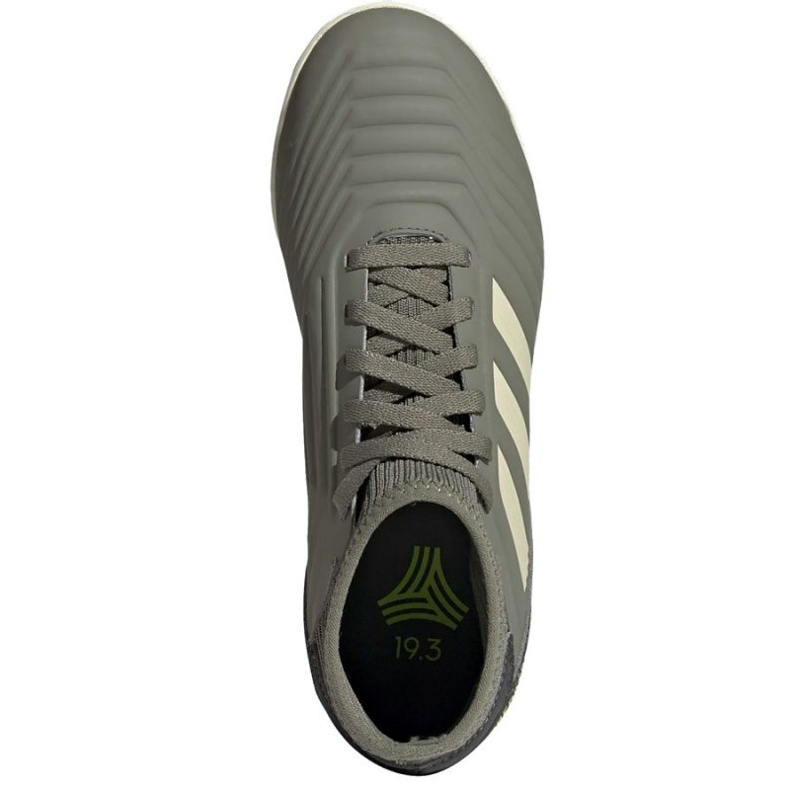 Adidas Predator 19.3 Jr EF8219 futballcipőben a szürke árnyalatai 1