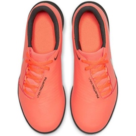 Nike Phantom Venom Club Tf Jr AO0400 810 cipő narancs és vörös sötétkék 2