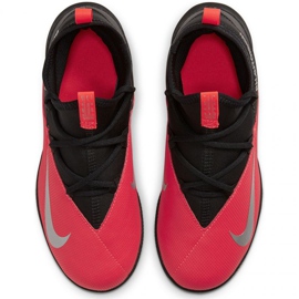 Nike Phantom Vsn 2 Club Df Tf Jr CD4079-606 futballcipő piros narancs és vörös 1