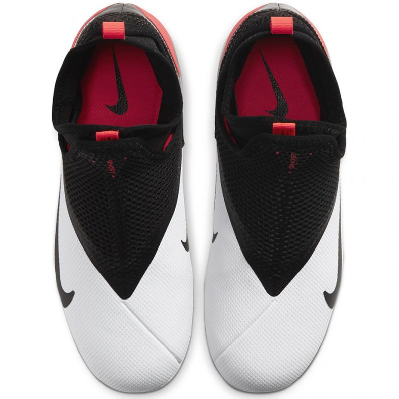Nike Phantom Vsn 2 Academy Df FG / MG Jr CD4059-106 futballcipő fehér fehér 1