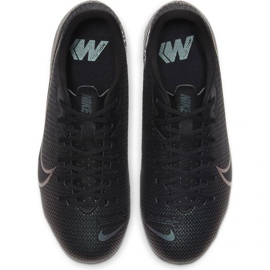 Nike Mercurial Vapor 13 Academy FG / MG Jr AT8123 010 futballcipő szürke fekete 1