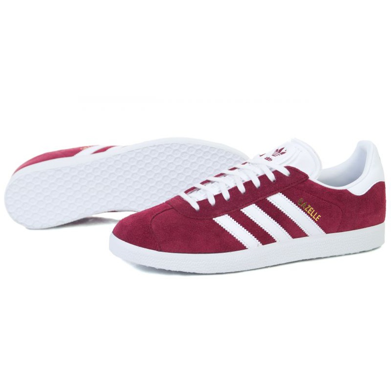 Adidas Gazelle M B41645 cipő fehér piros 1
