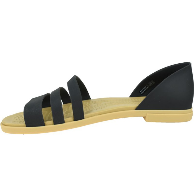 Crocs Tulum Open Flat W 206109-00W fekete 1 Crocs Tulum Open Flat W 206109-00W fekete 1