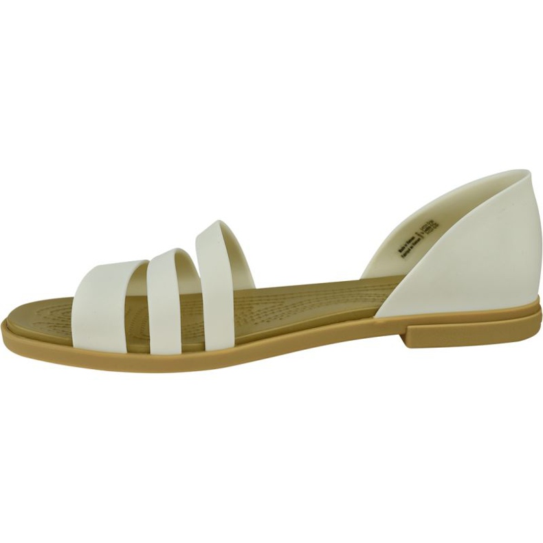 Crocs Tulum Open Flat W 206109-1CQ fehér 1