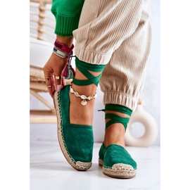 FB1 Kötött velúr Espadrilles Dark Green Ismann zöld 2 FB1 Kötött velúr Espadrilles Dark Green Ismann zöld 2