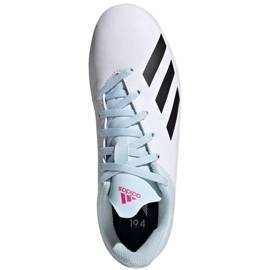 Adidas X 19.4 FxG Jr EF1616 futballcipő fehér sokszínű 1
