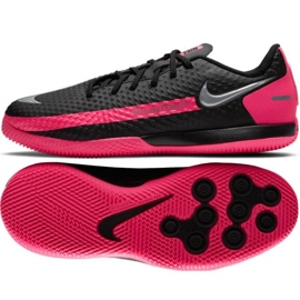 Nike Phantom Gt Academy Ic Jr CK8480-006 futballcipő sokszínű fekete 1