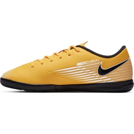 Nike Mercurial Vapor 13 Academy Ic Jr AT8137 801 futballcipő sárga sárgák 1