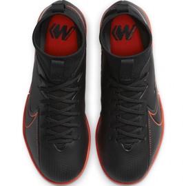Nike Mercurial Superfly 7 Academy Ic Jr AT8135 060 futballcipő szürke fekete 1
