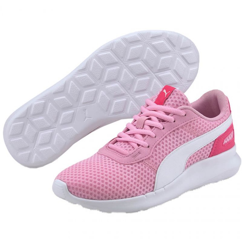 Puma St Active Jr 369069 14 cipő kék rózsaszín 1