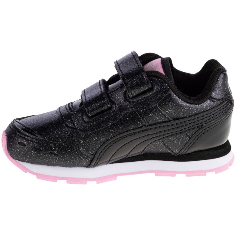 Puma Vista Glitz V Infants Jr 369721-10 fekete rózsaszín 1 Puma Vista Glitz V Infants Jr 369721-10 fekete rózsaszín 1