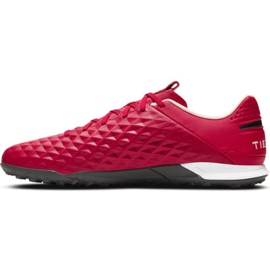 Nike Tiempo Legend 8 Academy Tf M AT6100 608 futballcipő piros narancs és vörös 1 Nike Tiempo Legend 8 Academy Tf M AT6100 608 futballcipő piros narancs és vörös 1