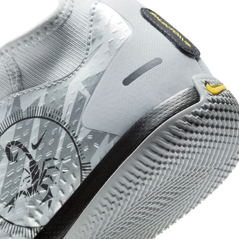 Nike Phantom Gt Academy Df Se Ic Jr DA2288-001 futballcipő ezüst ezüst 1