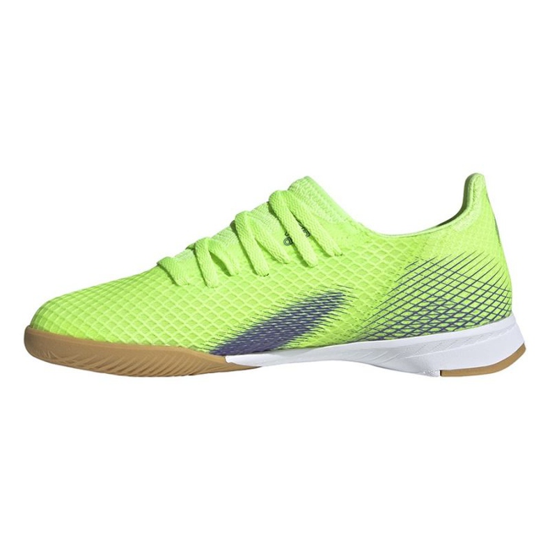 Adidas X Ghosted.3 In Jr EG8223 futballcipő zöld zöld 2