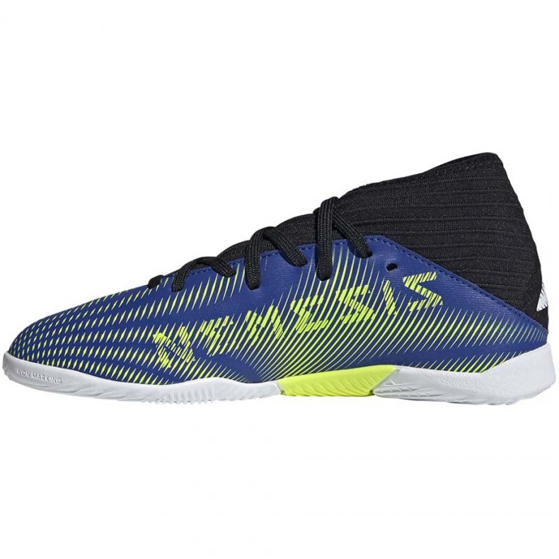 Belső cipő adidas Nemeziz 3 In Jr FY0818 fekete, királyi kék 1