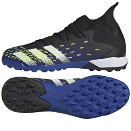 Adidas Predator Freak.3 Tf M FY0623 futballcipő kék fekete 1