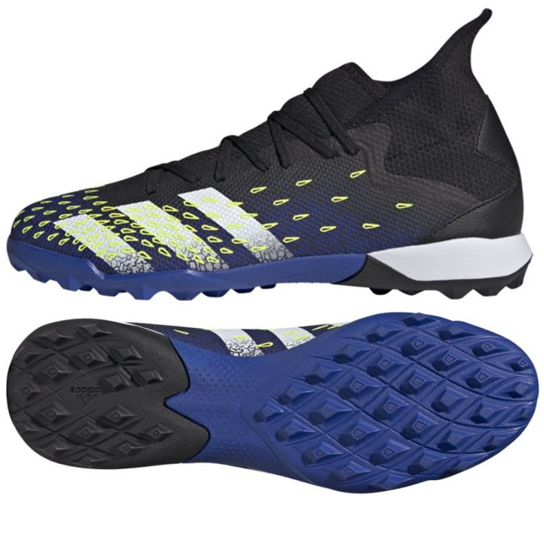 Adidas Predator Freak.3 Tf M FY0623 futballcipő kék fekete 1