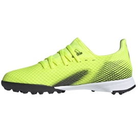Adidas X Ghosted.3 Tf Jr FW6926 futballcipő sokszínű sárgák 1
