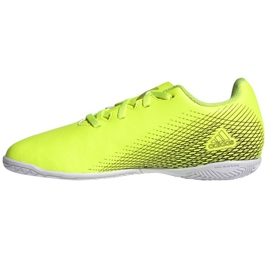 Adidas X Ghosted.4 Jr FW6923 futballcipőben zöld, sárga neon zöld 1 Adidas X Ghosted.4 Jr FW6923 futballcipőben zöld, sárga neon zöld 1