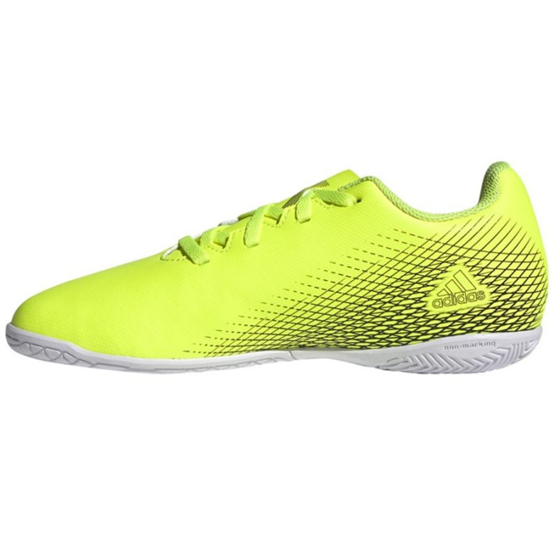Adidas X Ghosted.4 Jr FW6923 futballcipőben zöld, sárga neon zöld 1 Adidas X Ghosted.4 Jr FW6923 futballcipőben zöld, sárga neon zöld 1