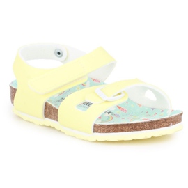 Birkenstock Colorado Kids Bs 1016039 fekete sárga 1