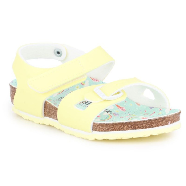 Birkenstock Colorado Kids Bs 1016039 fekete sárga 1