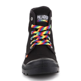 Cipő Palladium Pampa Pride Black / Rainbow W 76521-054-M fekete 2
