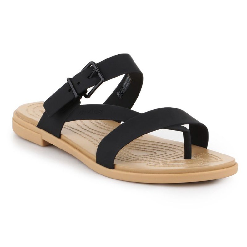 Crocs Tulum Toe Post Sandal W 206108-00W fekete 1