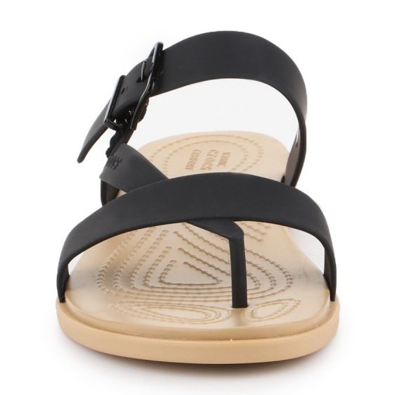 Crocs Tulum Toe Post Sandal W 206108-00W fekete 2