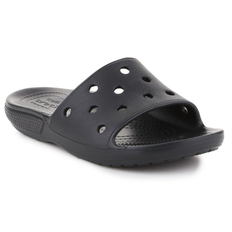 CROCS Classic Slide Black 206121-001 flip-flop fekete 1 CROCS Classic Slide Black 206121-001 flip-flop fekete 1