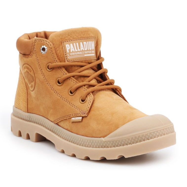 Palladium Pampa Lo Cuff Lea W 95561-717-M cipő barna 1