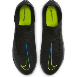 Nike Phamtom Gt Academy Df Tf M CW6666-090 futballcipő fekete fekete 1