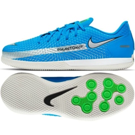 Nike Phantom Gt Academy Ic Jr CK8480 400 futballcipő kék kék 1