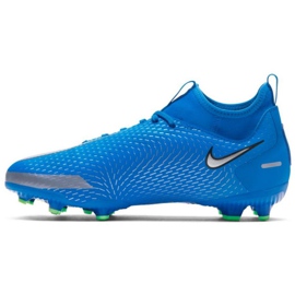Nike Phantom Gt Academy Df FG / MG Jr CW6694 400 futballcipő sokszínű kék 1