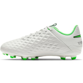 Nike Tiempo Legend 8 Academy Mg Jr AT5732 030 futballcipő elefántcsont fehér 1