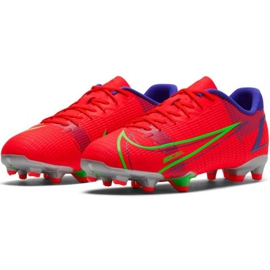 Nike Vapor 14 Academy FG / MG Jr CV0811 600 futballcipő piros narancs és vörös 1
