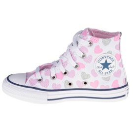 Converse Chuck Taylor All Star High Top Jr 668019C fehér fekete 1 Converse Chuck Taylor All Star High Top Jr 668019C fehér fekete 1