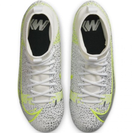 Nike Mercurial Superfly 8 Academy FG / MG Jr CV1127 107 futballcipő szürke ezüst 1