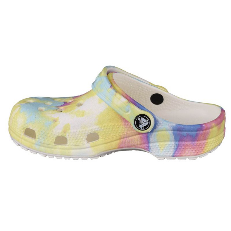 Crocs Classic Tie-Dye Graphic K Clog Jr 205451-94S sokszínű sárga 1