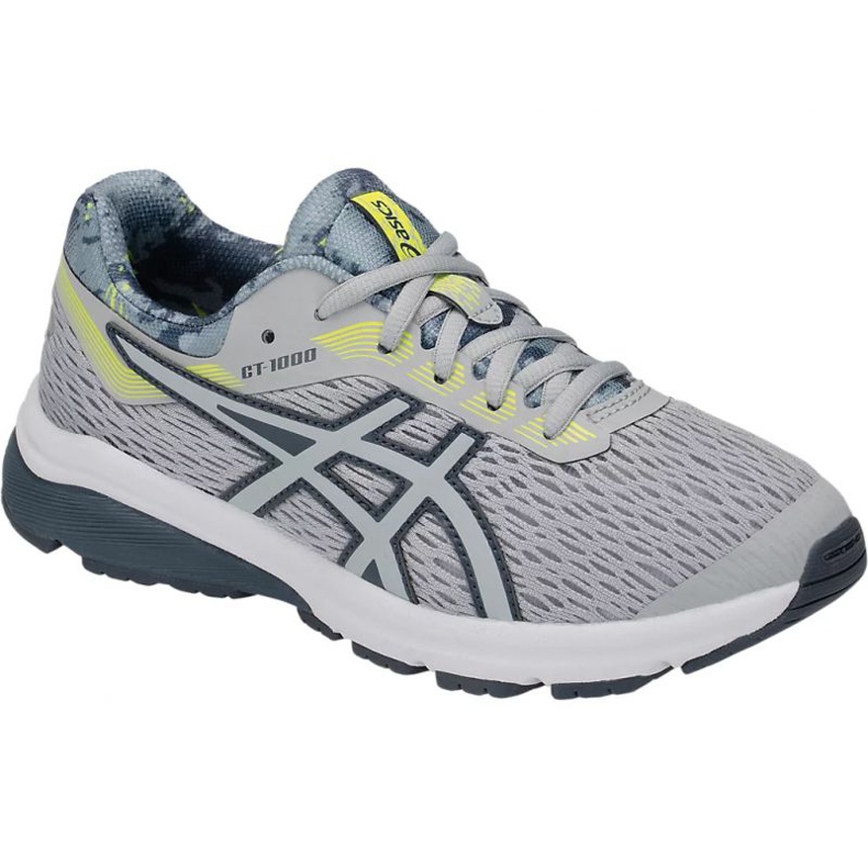 Asics GT-1000 7 Gs Sp Jr 1014A038-020 fekete szürke sárga 1 Asics GT-1000 7 Gs Sp Jr 1014A038-020 fekete szürke sárga 1