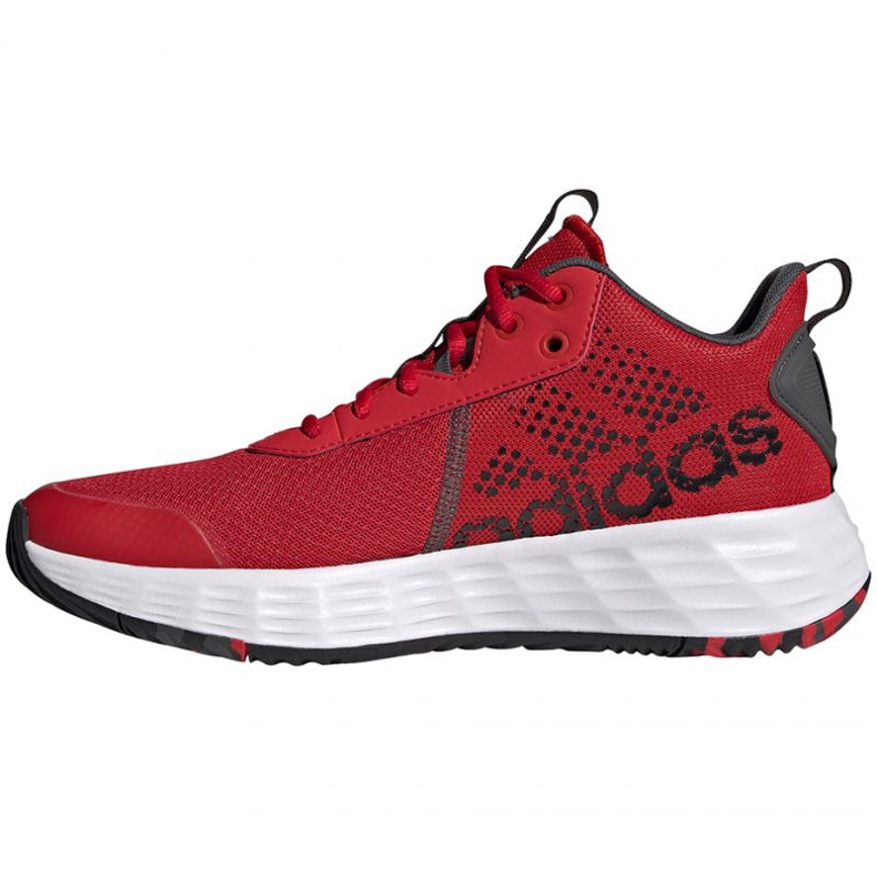 Adidas Ownthegame Sho M H00466 cipő fekete piros 1