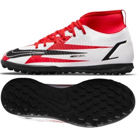 Nike Mercurial Superfly 8 Club CR7 Tf Jr DB0933 600 futballcipő sokszínű fehér 1