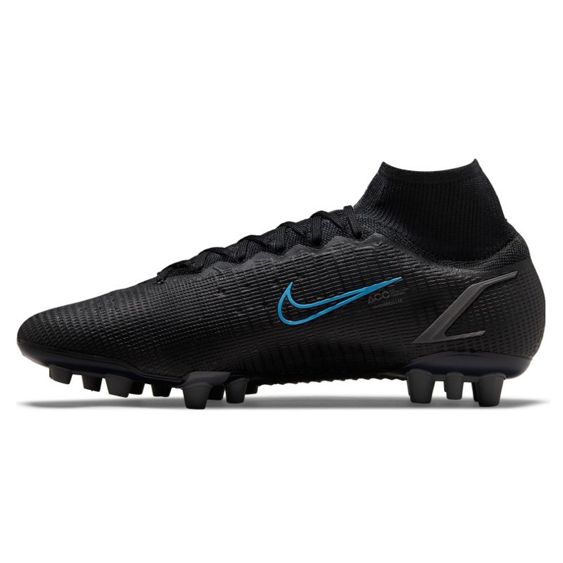 Nike Superfly 8 Elite Ag M CV0956-004 futballcipő fekete fekete 1