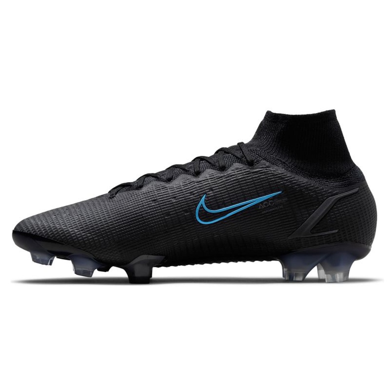 Nike Superfly 8 Elite Fg M CV0958-004 futballcipő fekete fekete 1