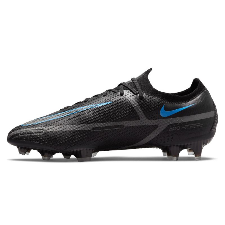 Nike Phantom GT2 Elite Fg M CZ9890-004 futballcipő fekete fekete 1