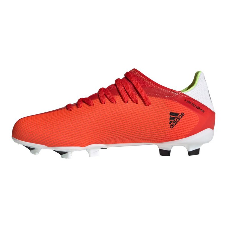Adidas X Speedflow.3 Fg Jr FY3304 futballcipő sokszínű narancs és vörös 1